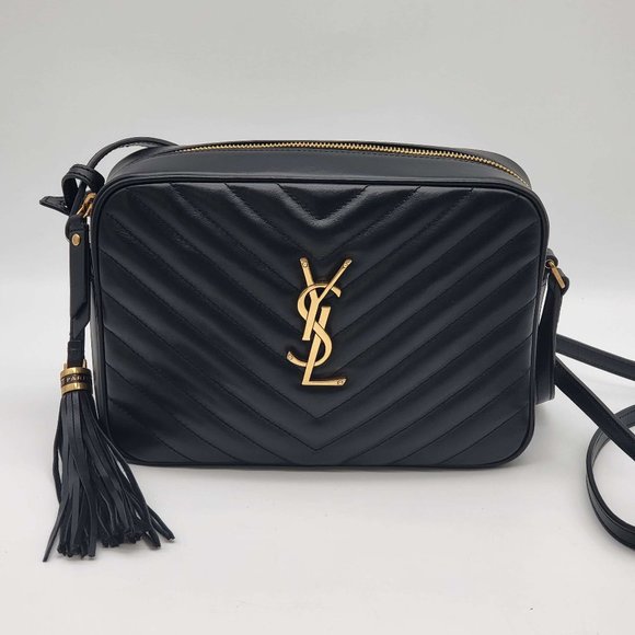 Yves Saint Laurent Handbags - 100% Authentic Yves Saint Laurent Lou Matelasse Leather Camera Crossbody Bag